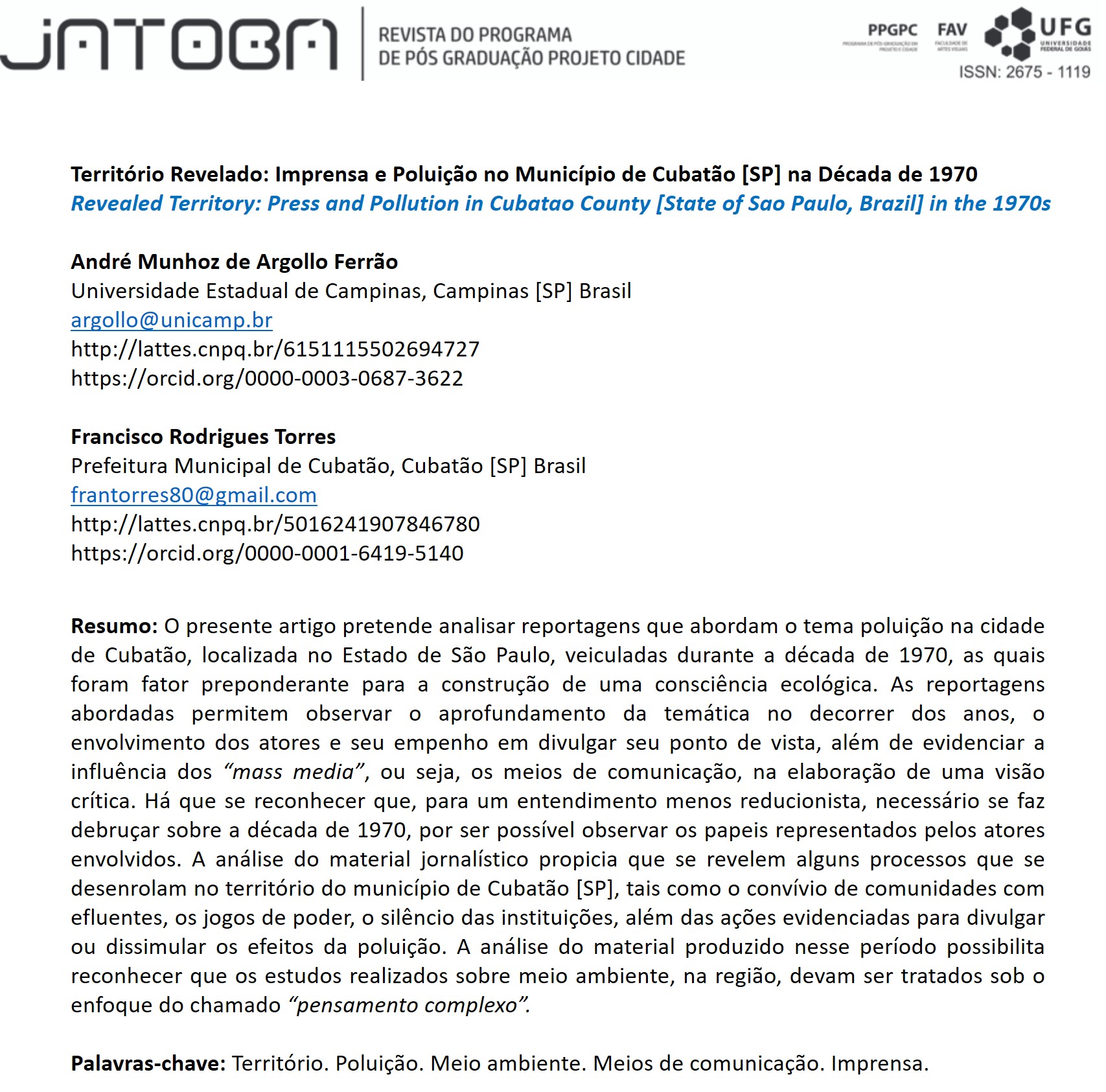 Card Argollo e Torres