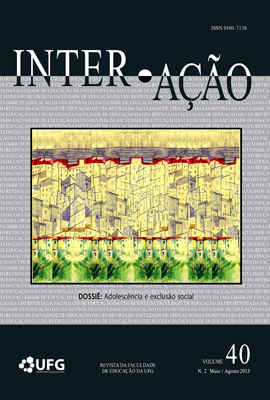 					Ver Vol. 40 Núm. 2 (2015): Adolescência e exclusão social
				