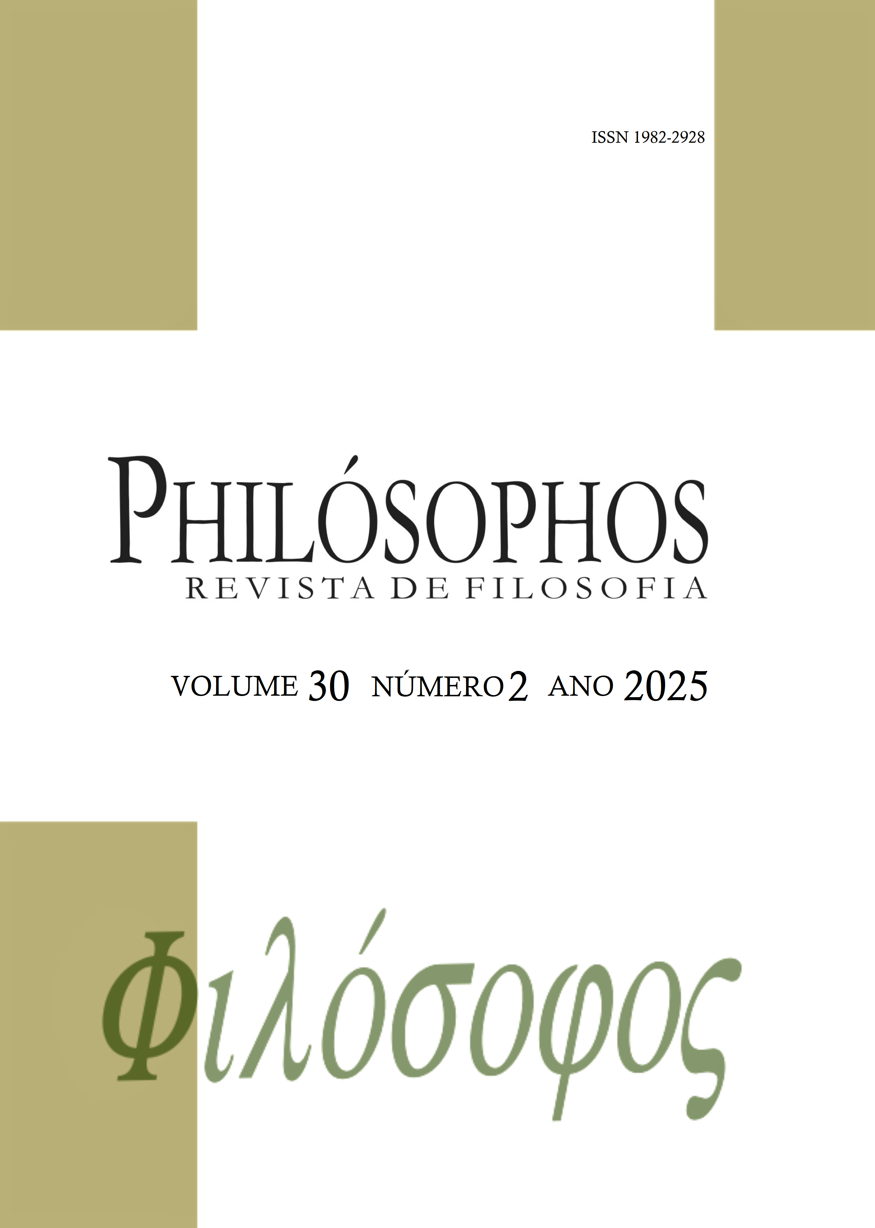 					View Vol. 30 No. 2 (2025): Philósophos - Edição Temática: 120 anos de Sartre
				
