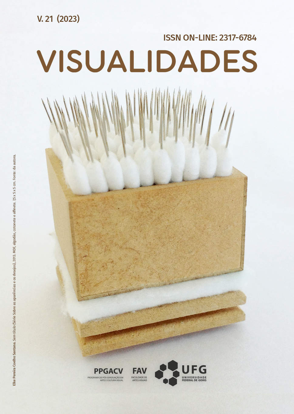 Elke Pereira Coelho Santana. Sem título (Série Sobre as aparências e os desejos). 2013. MDF, algodão, cotonetes . 7,5 X 5 X 5 cm.